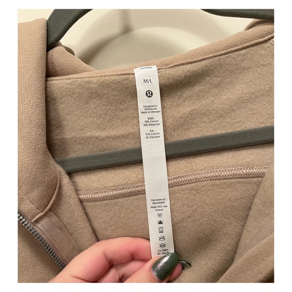 Lululemon Scuba Oversized 1/2 Zip in Trench - Picture 5 of 9